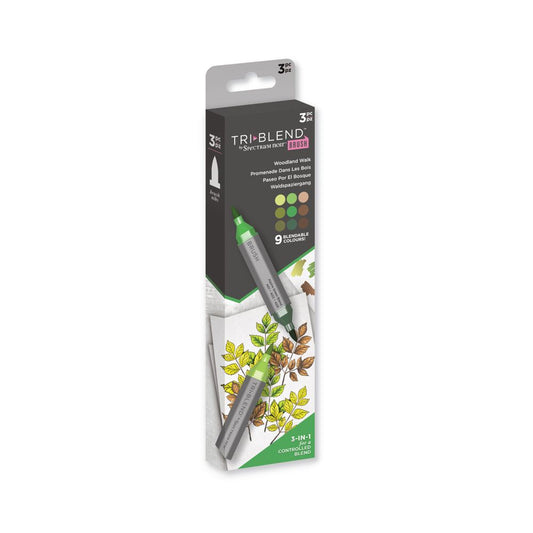 Spectrum Noir TriBlend Brush - Woodland Walk 3pc