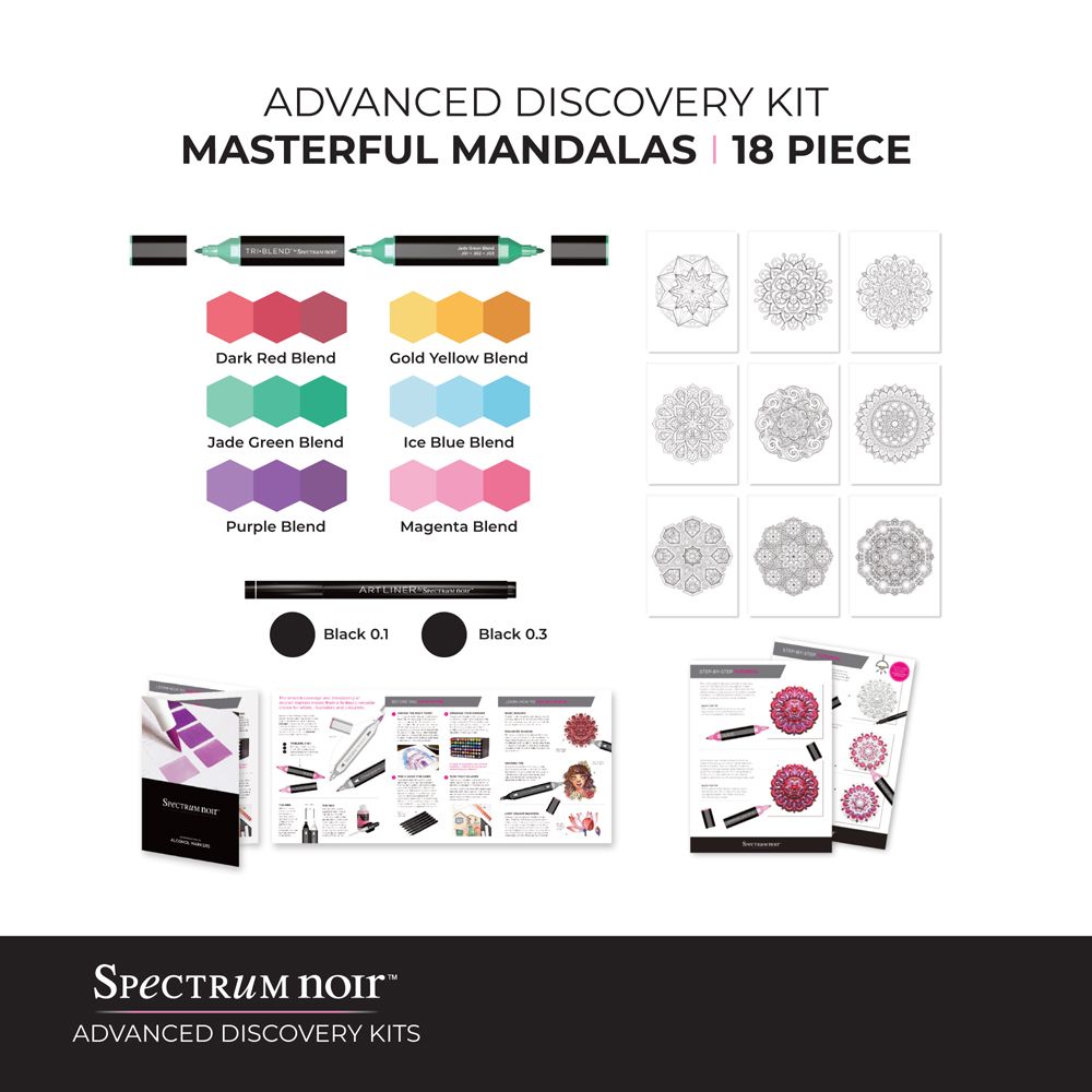 Spectrum Noir Adv Discovery Kit - Masterful Mandalas