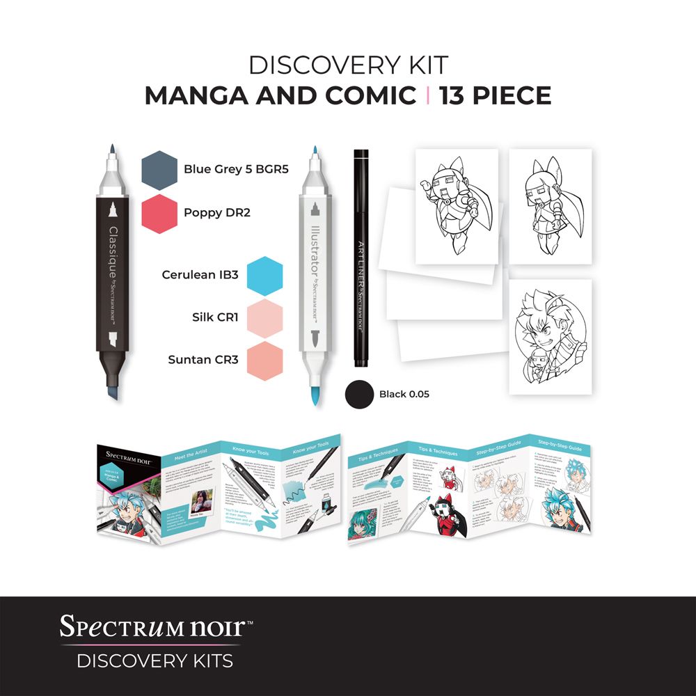 Spectrum Noir Discovery Kits - Manga & Comic