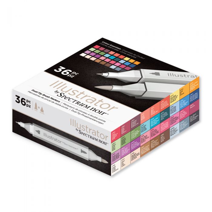 Spectrum Illustrator 36pc Marker Set - Colour Essentials