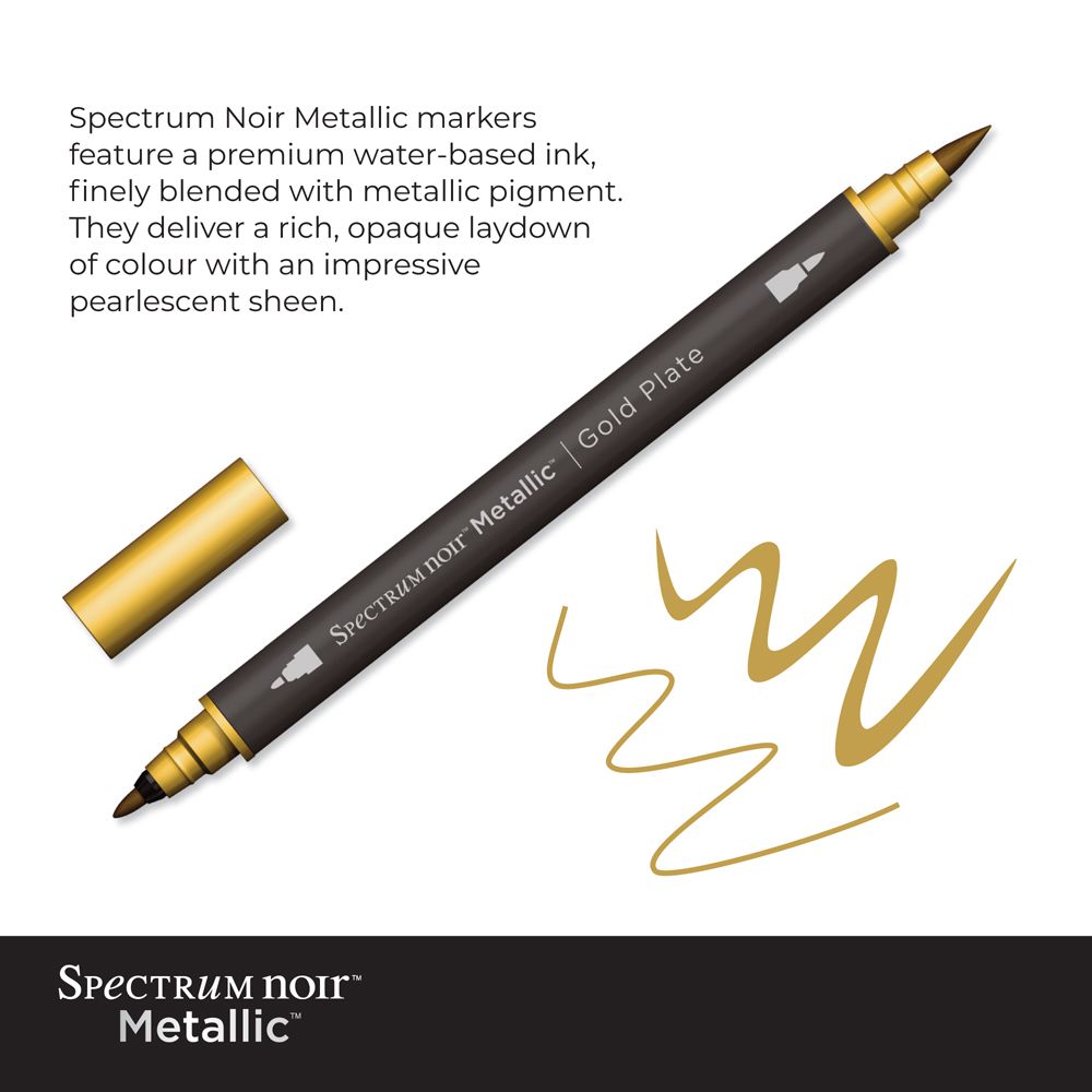 Spectrum Noir - Metallic Markers 6pk - Antique Elements