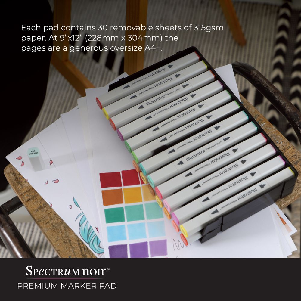 Spectrum Noir 9x12 Premium Marker Paper Pad