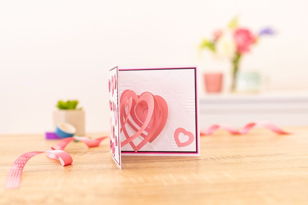 Gemini Elements Metal Die - Spiral Pop-Out Heart