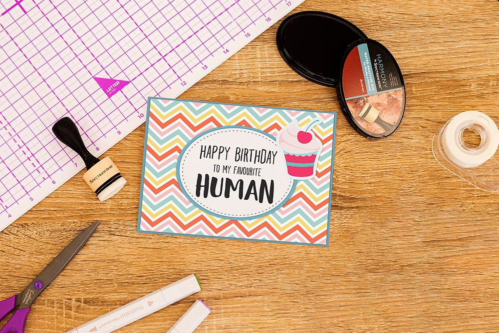 CC - Clear Acrylic Stamps - Favourite Human