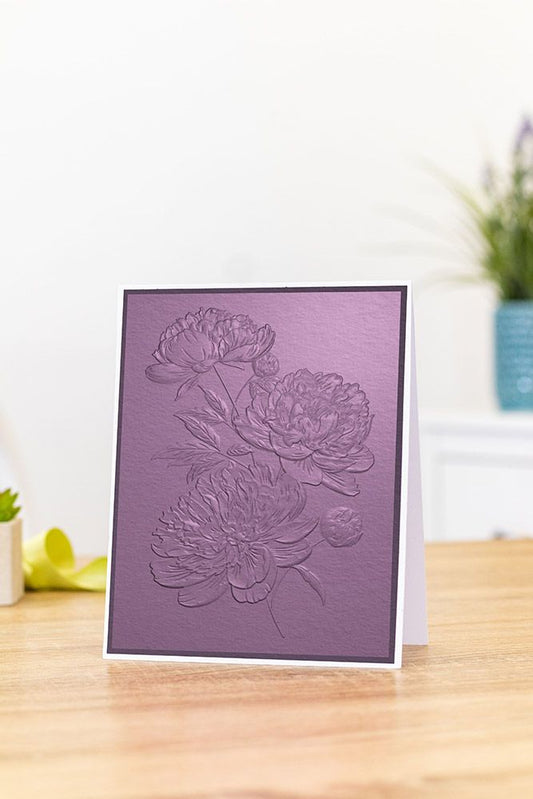Gemini 5 x 7 3D Embossing Folder - Peony Bouquet