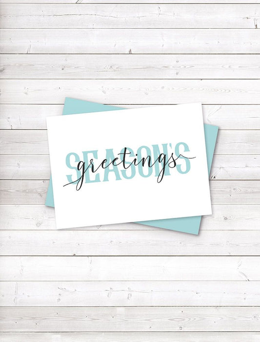 Crafters Companion Photopolymer Stamp - Brush Seasons Greetings
