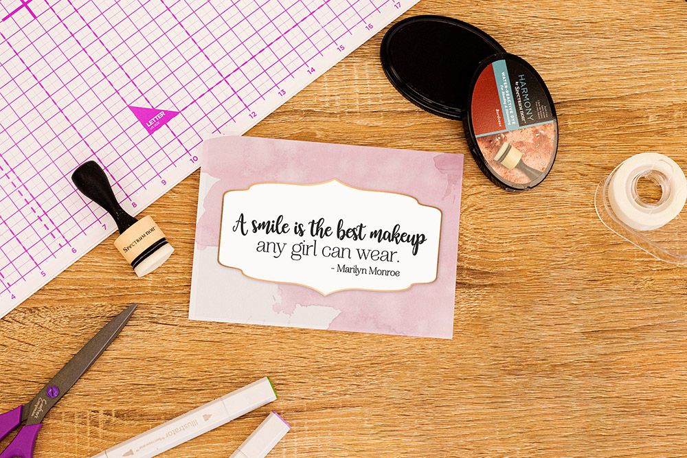 CC - Clear Acrylic Stamps - Best Makeup