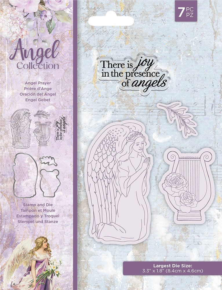 Angel Collection Stamp & Die - Angel Prayer