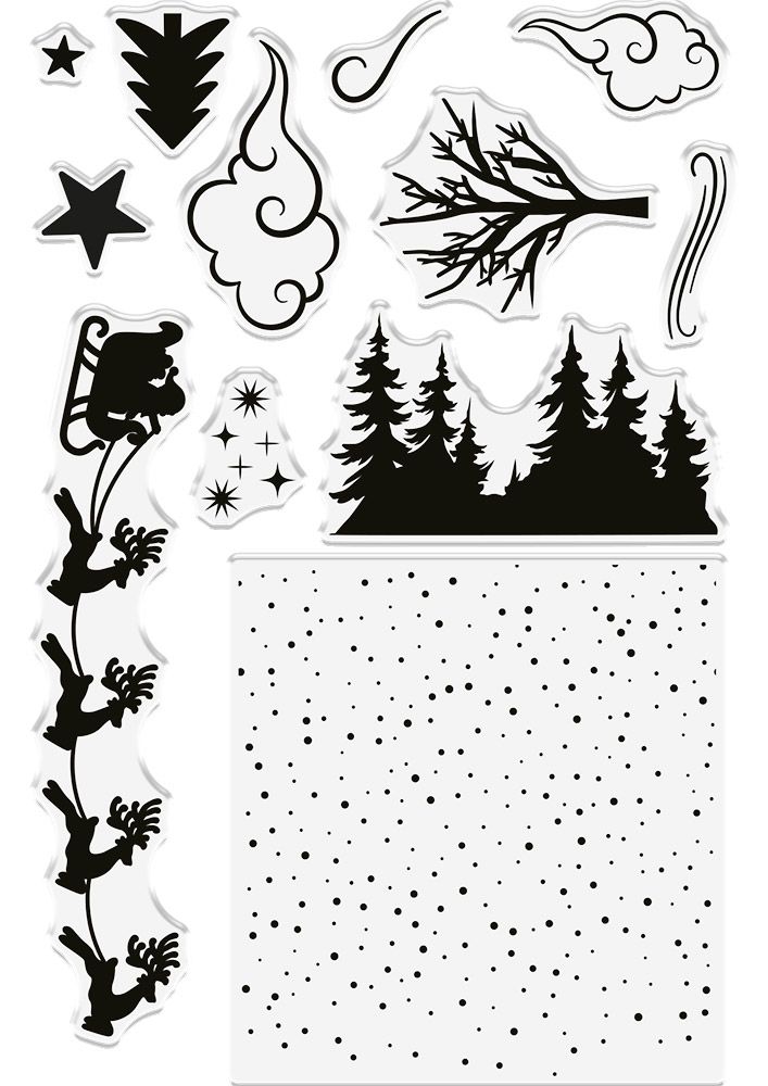 Gemini Christmas 3D Scene Builder Stamp and Die - Christmas Eve