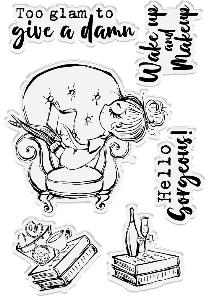 Sassy & Classy - Hello Gorgeous - Photopolymer Stamp - A6