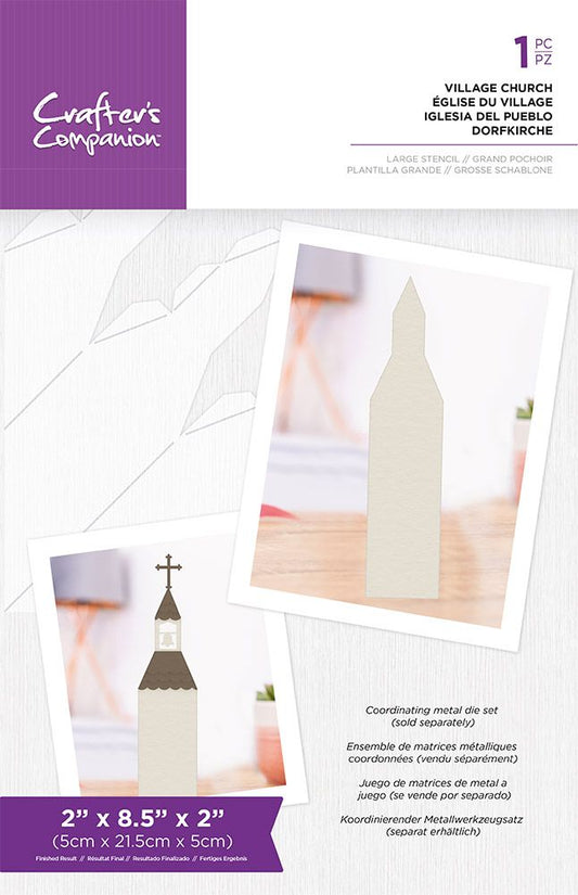 Crafters Companion - Template - Village Church