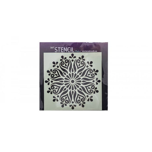 Be Creative 7x7 Stencil Mandala