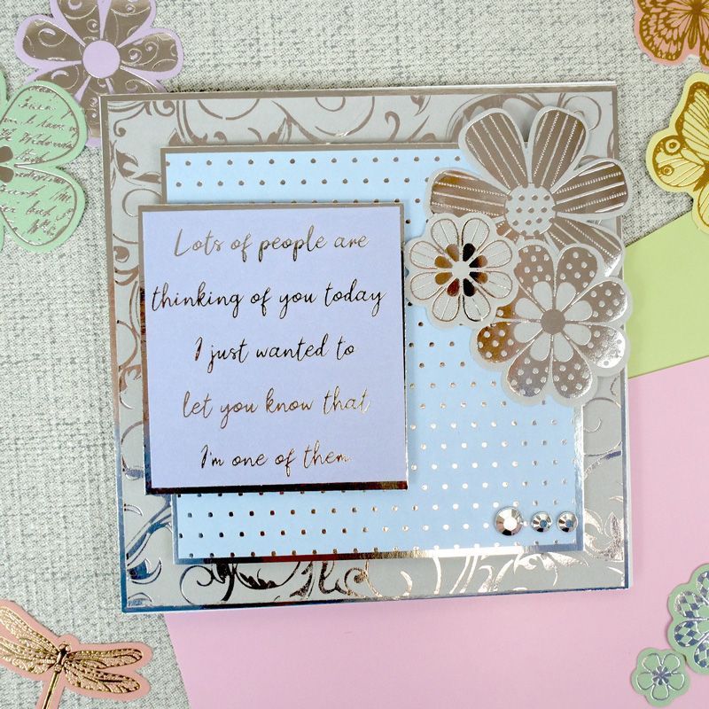 Stickables Die-Cut Self-Adhesive Foiled Flowers - Pretty Pastels