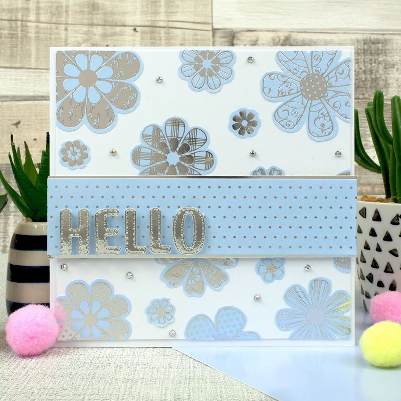 Stickables Die-Cut Self-Adhesive Foiled Flowers - Pretty Pastels