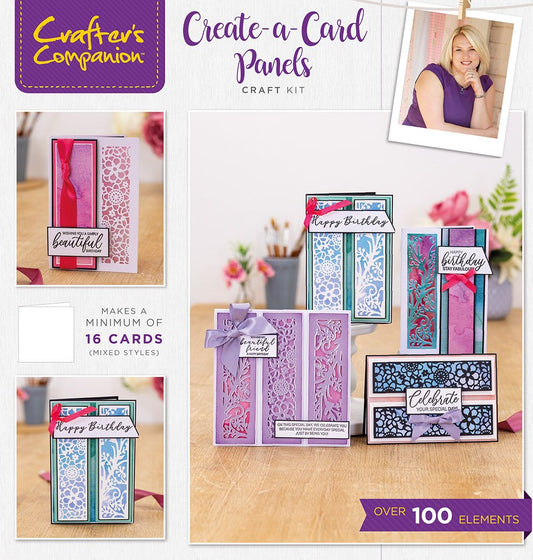 Crafter's Companion - Create-a-Card Panels Craft Kit-Box 45