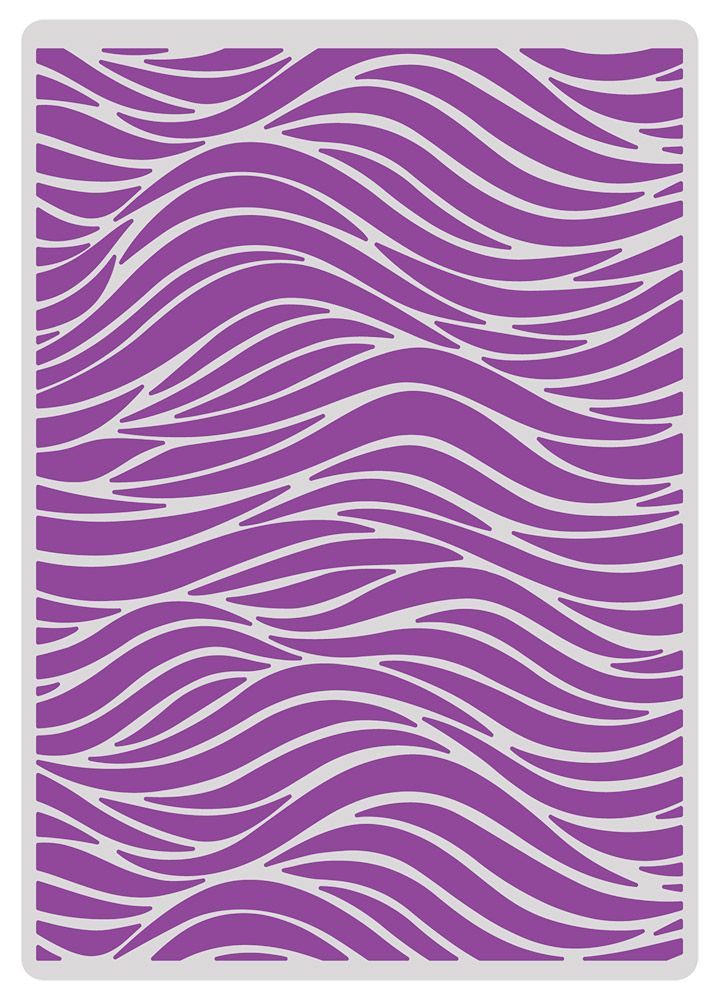 Gemini - 5 x 7” 2D Embossing Folder - Gentle Waves