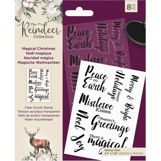 The Reindeer Collection - Acrylic Stamp - Magical Christmas