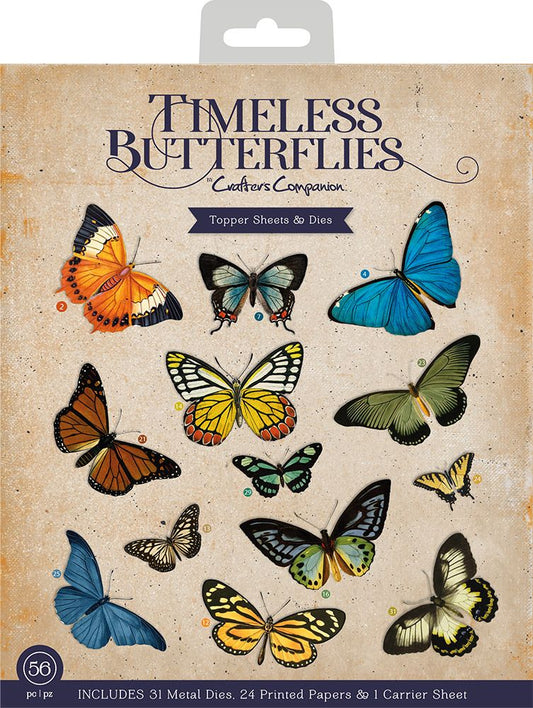 Timeless Butterfly Collection - Topper Sheet and Die Set