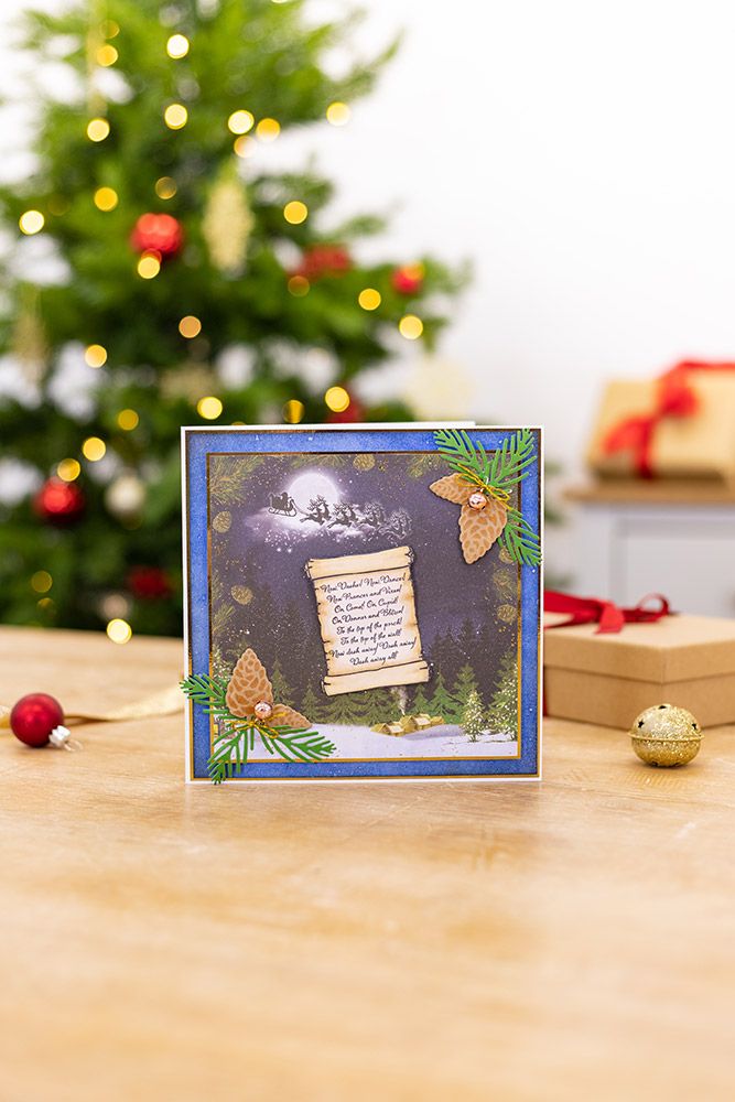 Sara Signature Twas the Night Before Christmas - Metal Die - Festive Foliage