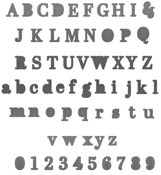 Gemini Foil Expressions Stamp Die - Traditional Type