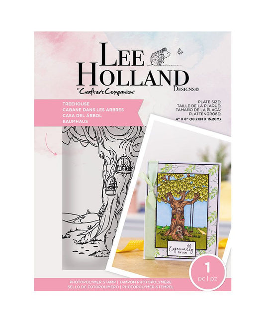 Lee Holland Photopolymer Stamp - Treehouse