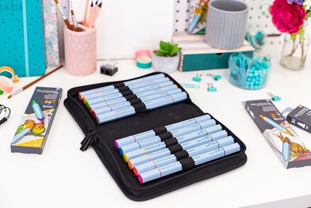 Spectrum Noir Storage Wallet - 12 Marker