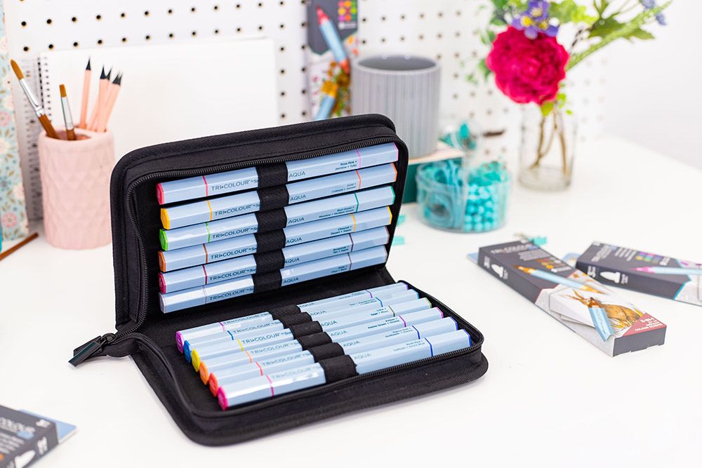 Spectrum Noir Storage Wallet - 12 Marker