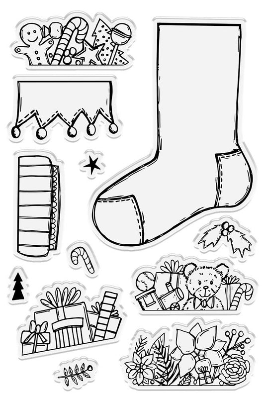 Sara Signature Twas the Night Before Christmas - Stamp & Die - Build-A-Stocking