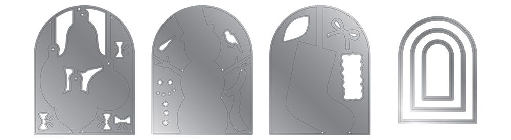 Gemini Elements Die - Interchangeable Arched Window Tunnel