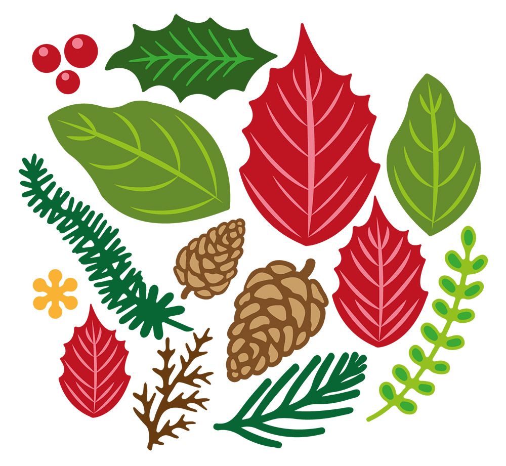 Sara Signature Twas the Night Before Christmas - Metal Die - Festive Foliage