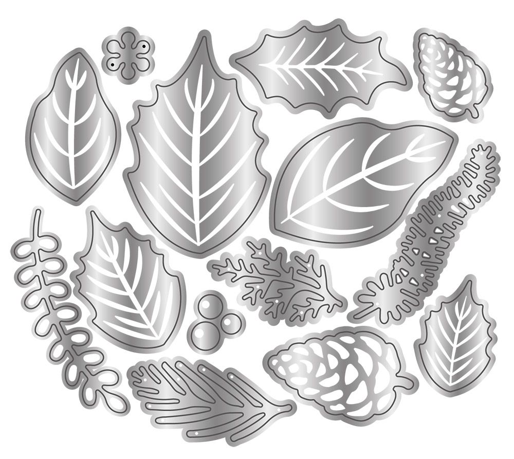 Sara Signature Twas the Night Before Christmas - Metal Die - Festive Foliage