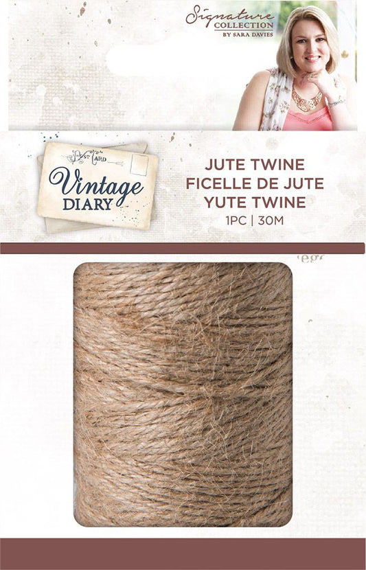 Vintage Diary - Traditional Jute Twine