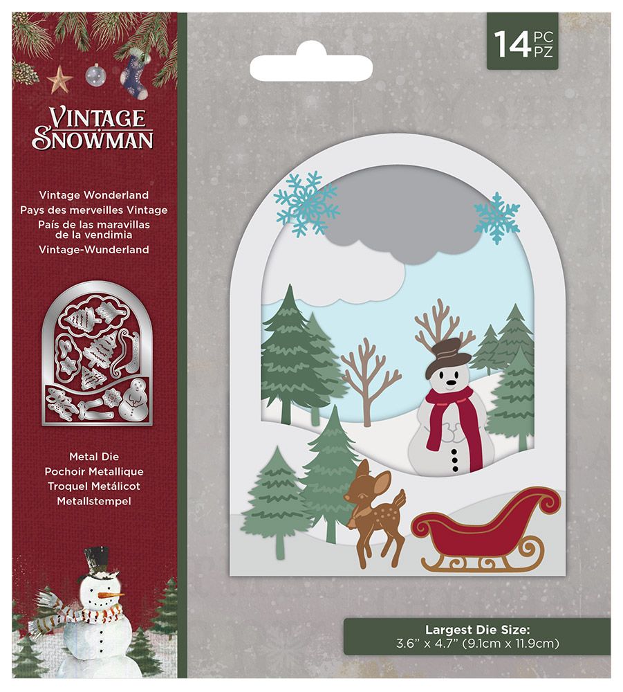 Vintage Snowman Die - Vintage Wonderland