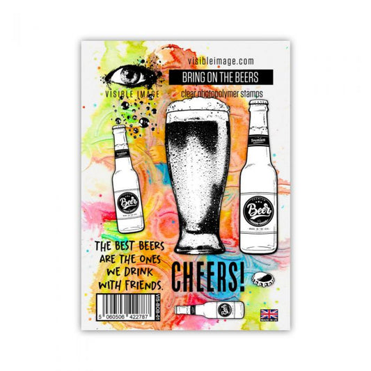 Visible Image Bring On The Beers Stamp Set