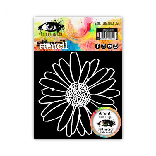 Visible Image Daisy Daisy Stencil