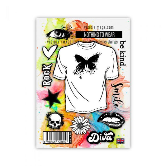 Visible Image Nothing To Wear Stamp Set