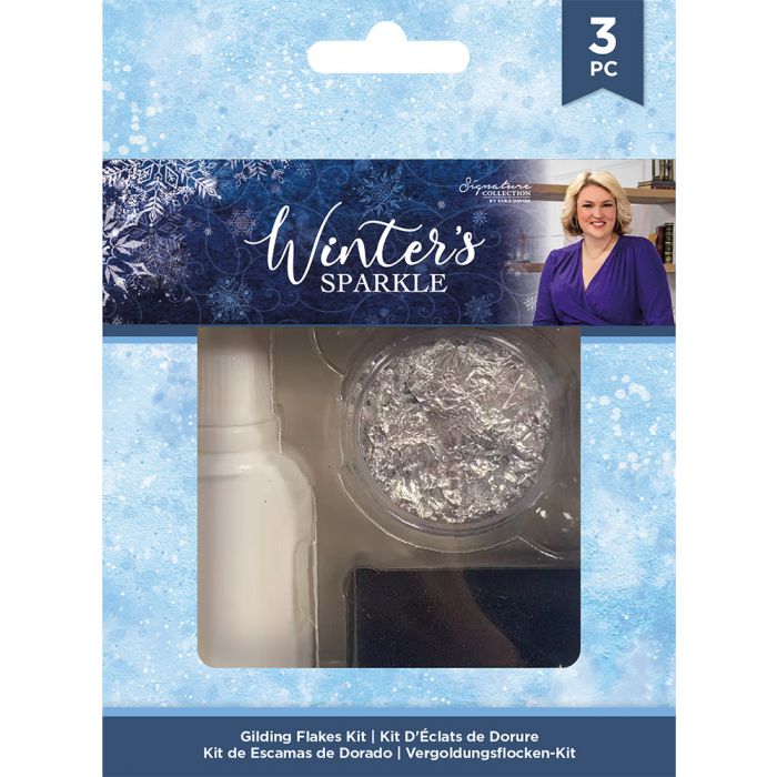 Sara Signature Winters Sparkle - Silver Gilding Flakes Kit