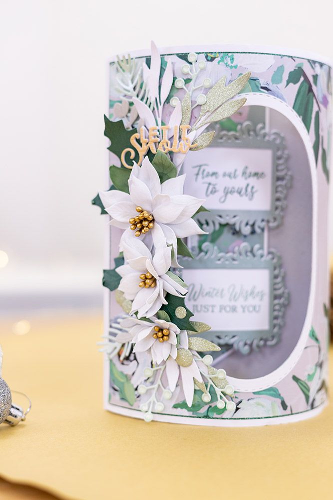 Winter White - Metal Die - Festive Sentiments