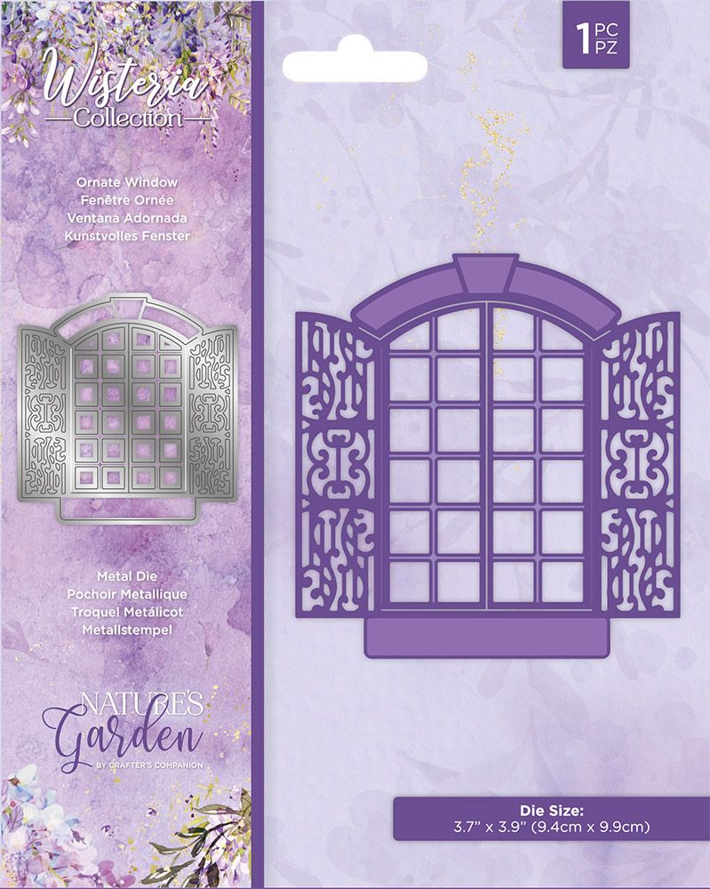 Natures Garden Wisteria Collection Die - Ornate Window