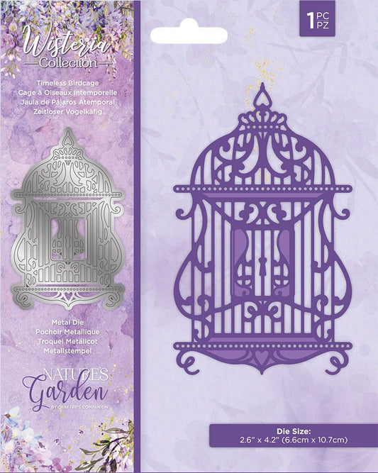 Natures Garden Wisteria Collection Die - Timeless Birdcage