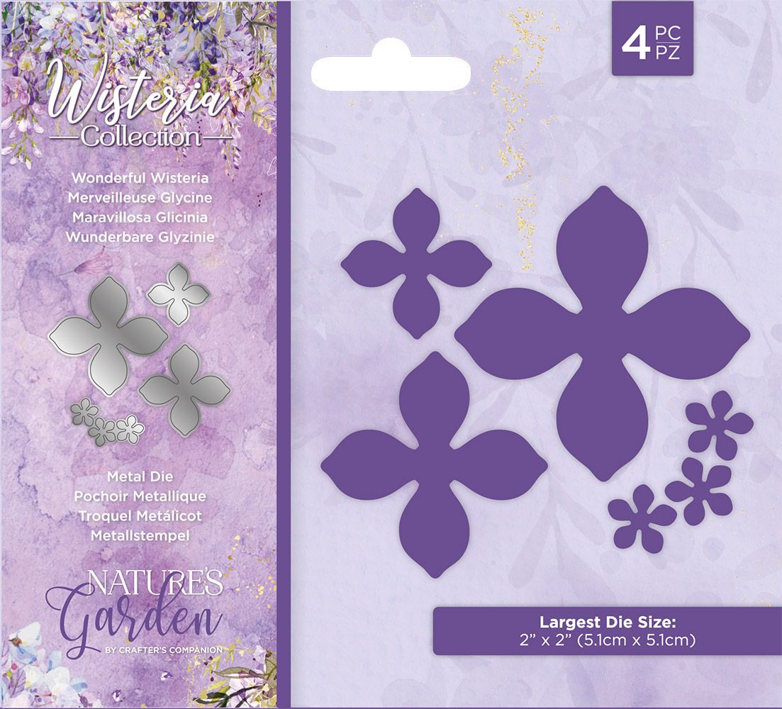 Natures Garden Wisteria Collection Die - Wonderful Wisteria