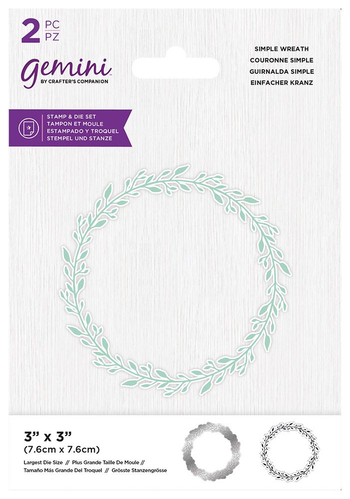 Gemini Stamp & Die - Simple Wreath