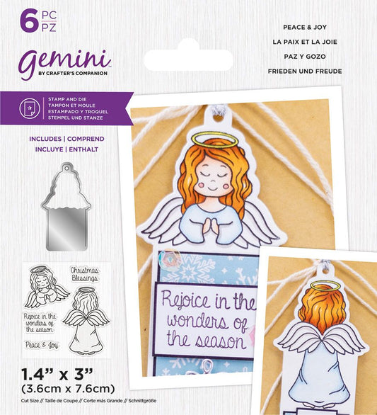 Gemini Stamp and Die - Peace & Joy