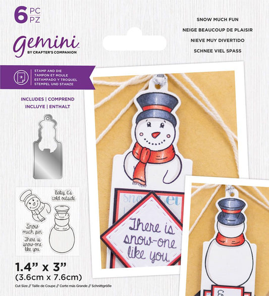 Gemini Stamp & Die - Snow Much Fun