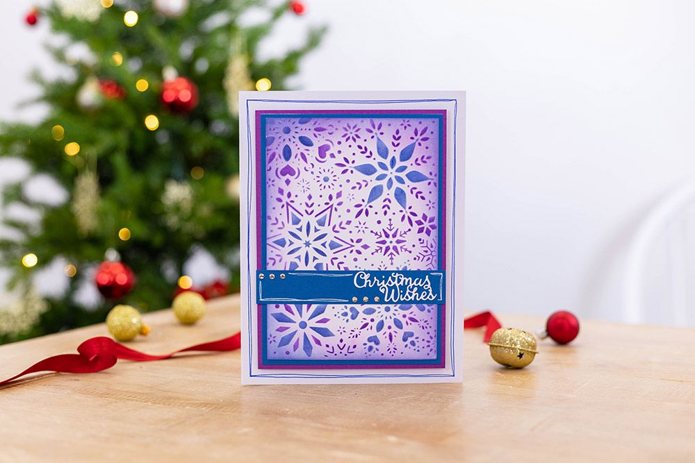 Gemini 3D Embossing Folder & Stencil - Snowflake Medley