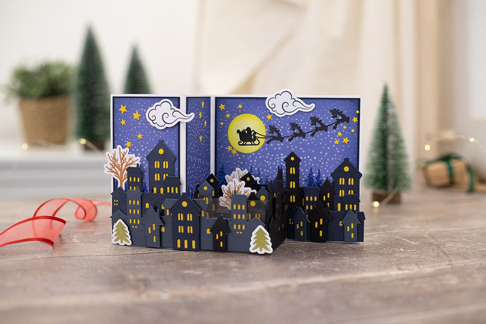 Gemini Christmas 3D Scene Builder Stamp and Die - Christmas Eve