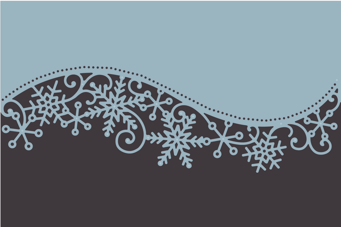 Gemini Edgeable Die - Dancing Snowflakes