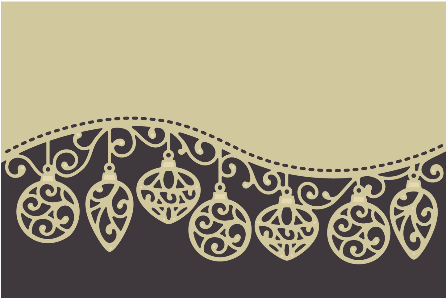 Gemini Edgeable Die - Ornate Baubles