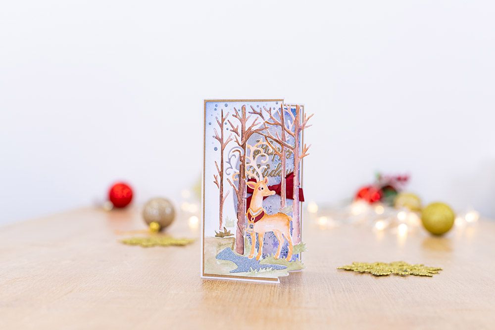 Gemini Create a Card Die - Reindeer Forest