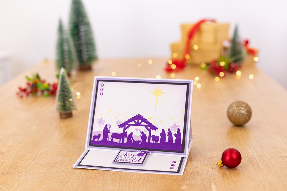 Crafters Companion Photopolymer Stamp - Christmas Nativity